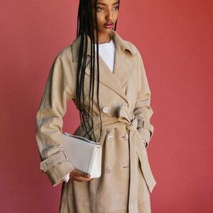 Reformation Veda Ashland Leather Trench